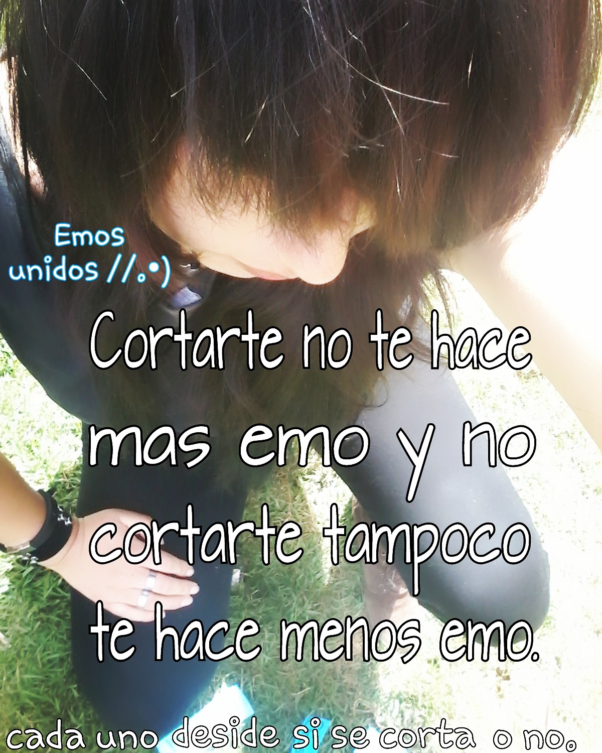 Ser emo es un sentimiento Frases emo Ser emo es un sentimiento Frases emo