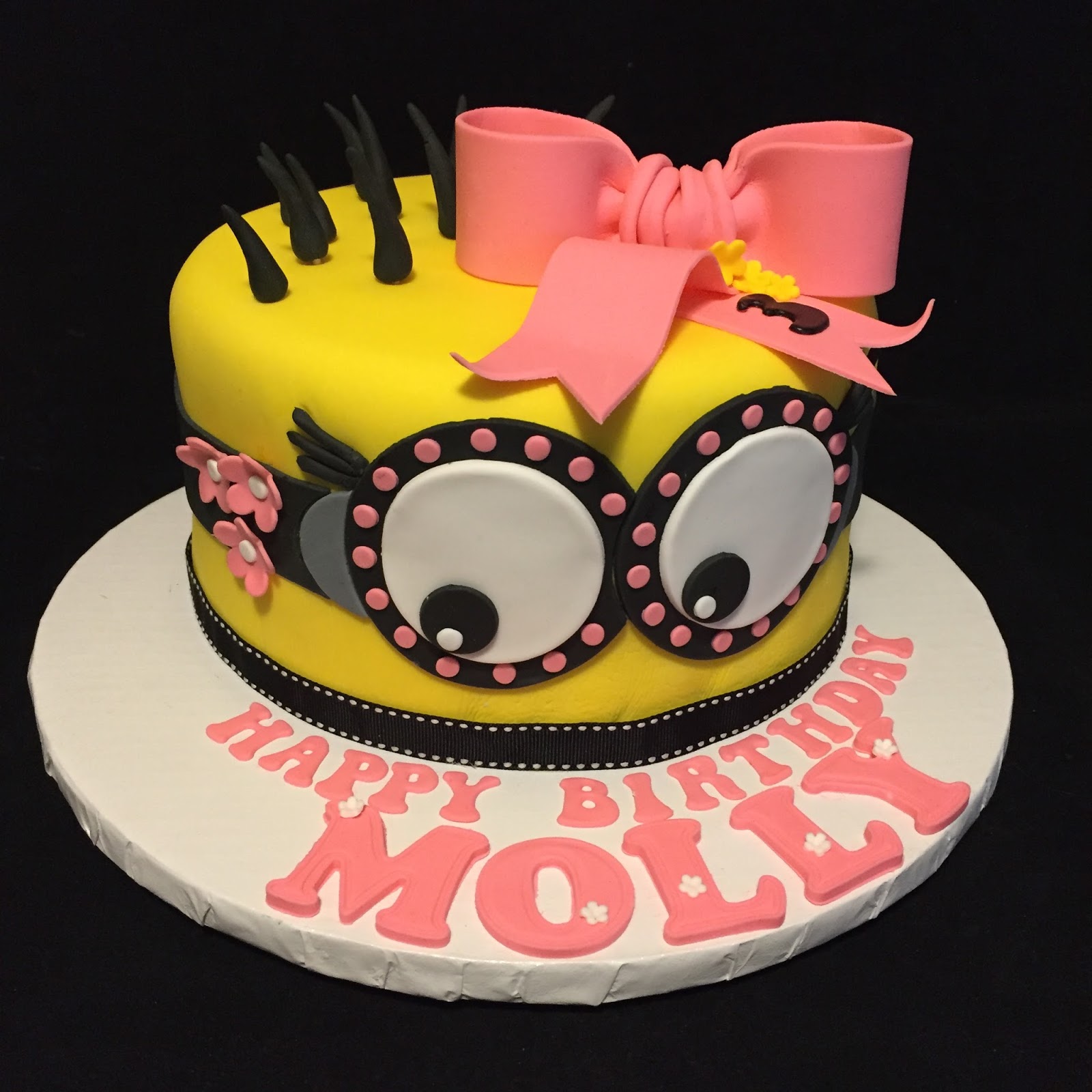 Minion Cake for Molly