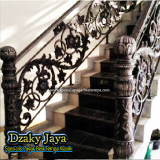 Railing-Tangga-Besi-Tempa-Klasik-12 Kumpulan, Produk, Railing, Tangga, Besi, Tempa, Klasik, Modern, Minimalis, Mewah