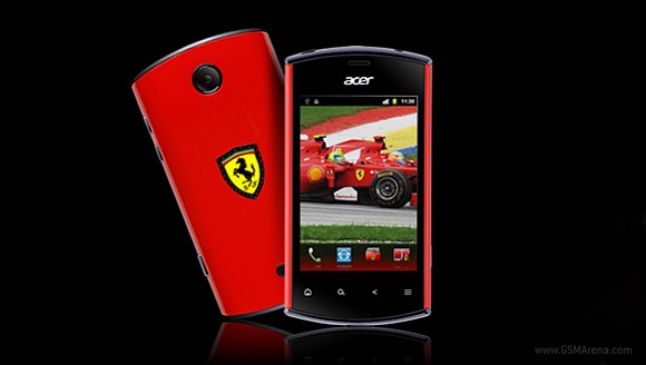 Smartphone Android Acer Liquidmini Edisi Ferrari