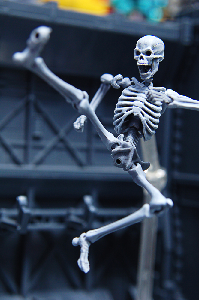 Plastic Heap Kaiyodo Capsule Q Armored Action Skull "Fight! Dokuroman