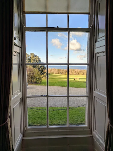 View from the drawing room: Ardgillan Castle Afternoon Tea