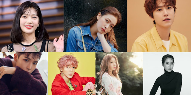 Red Velvet Super Junior Brown Eyed Girls colaboracion covid 19