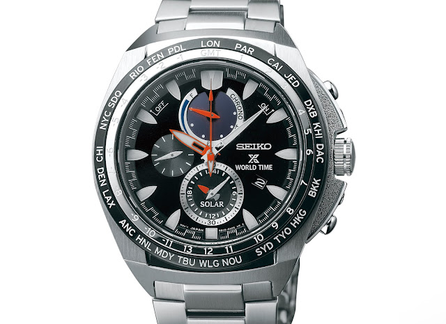 Seiko Prospex World Time Cronógrafo Solar 1 Seiko Prospex World Time Cronógrafo Solar 1