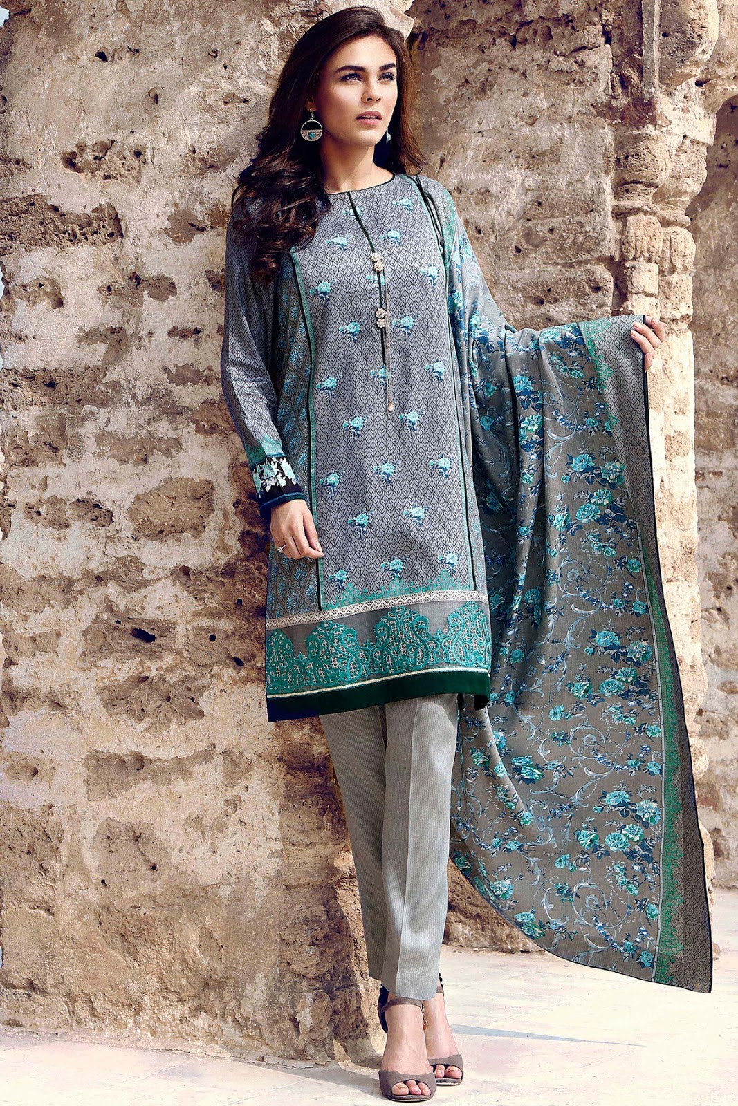 Alkaram Studio Winter Collection 2016 Vol2 3 Piece Cottel Linen