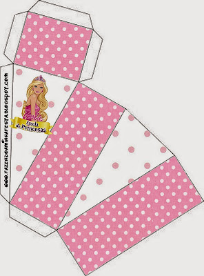 Barbie Princess School: Free Printable Boxes. This one is for pie box