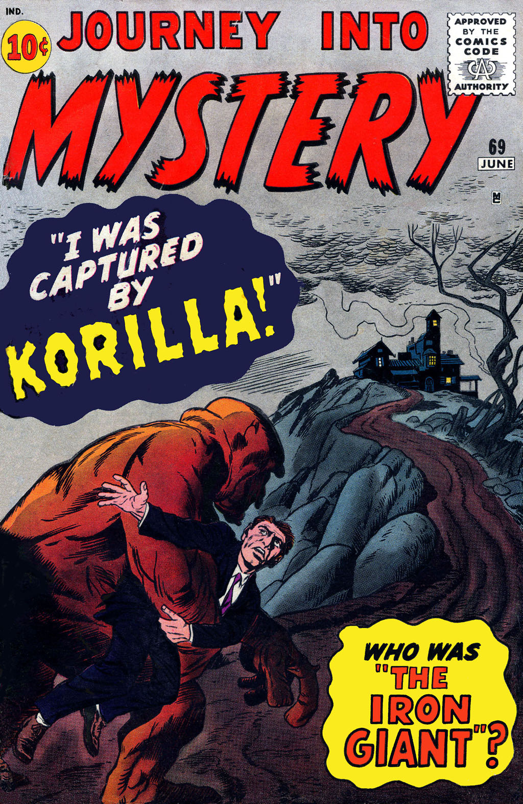 Read online Journey Into Mystery (1952) comic -  Issue #69 - 1