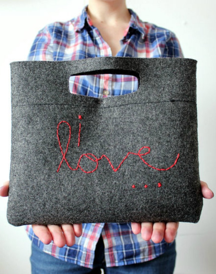 9 diy con fieltro gris