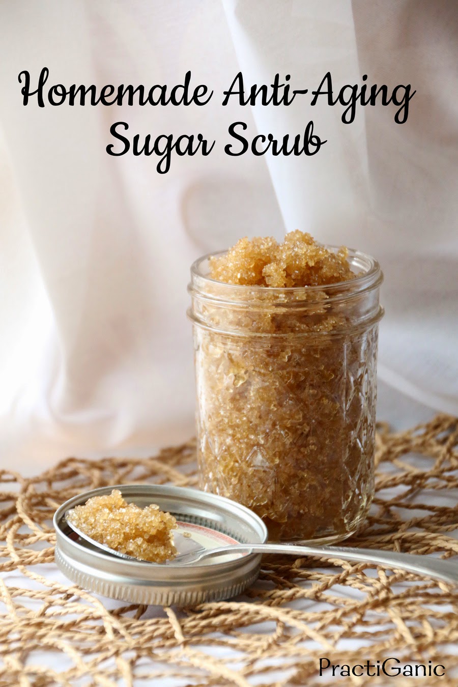 Homemade Anti-Aging Sugar Scrub