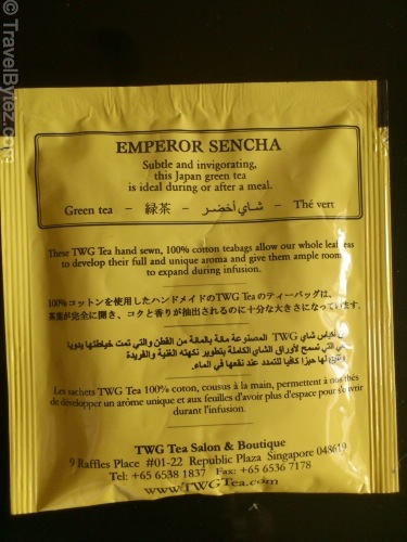 TWG Emperor Sencha - Travel Bytez