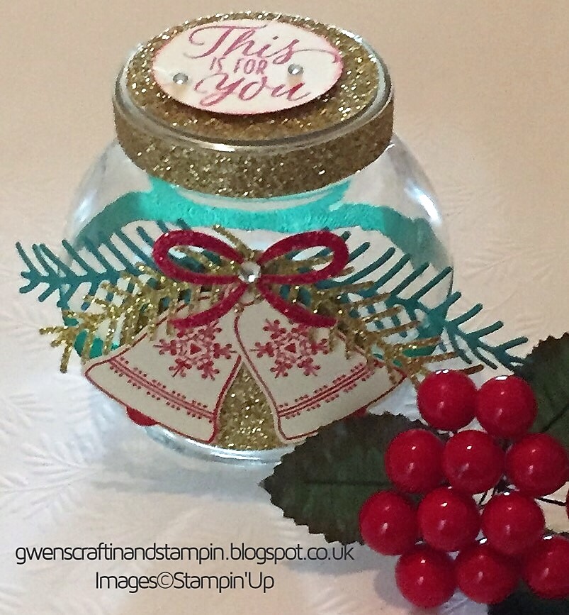Gwen's Craftin and Stampin: Christmas Treat Jars