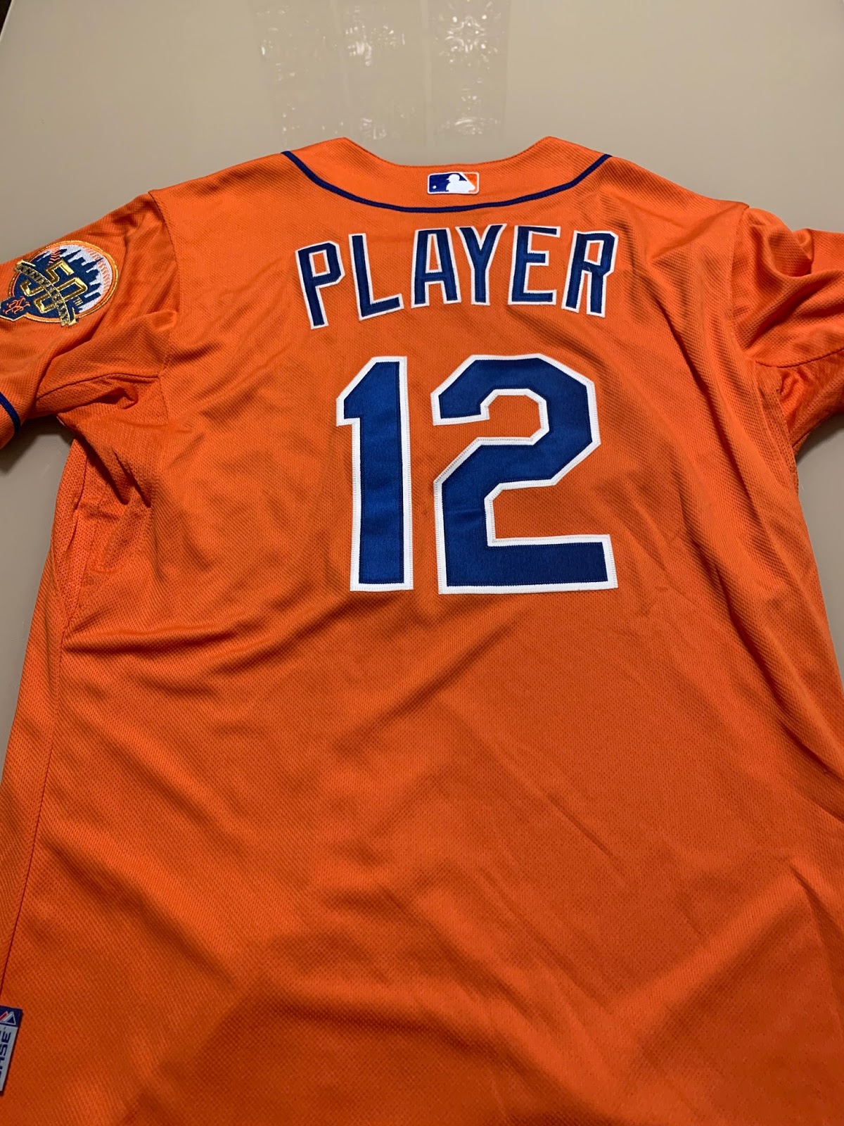 orange los mets jersey