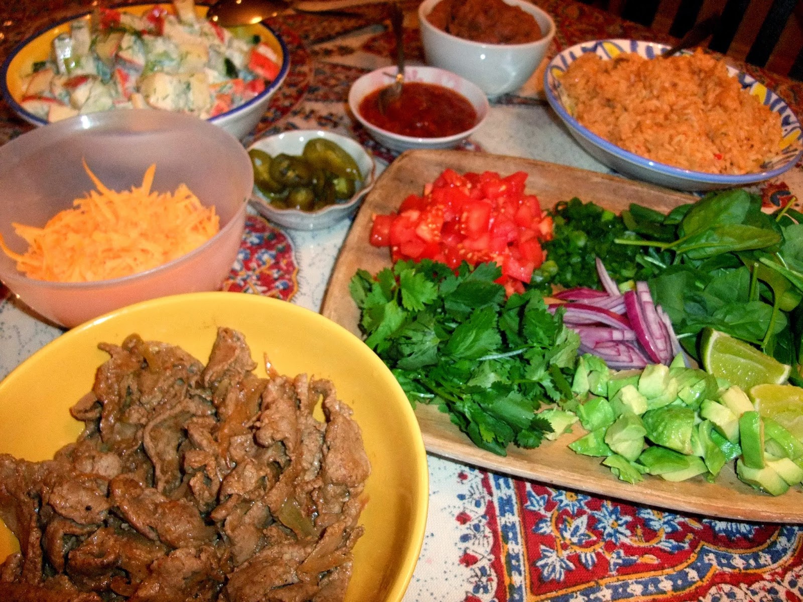 Susan's Savour-It!: Beef, Bean and Rice Burritos...