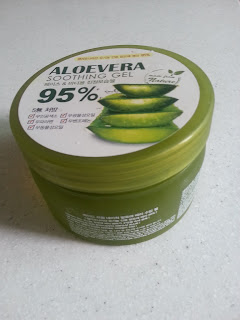 Aloe vera gel for external use