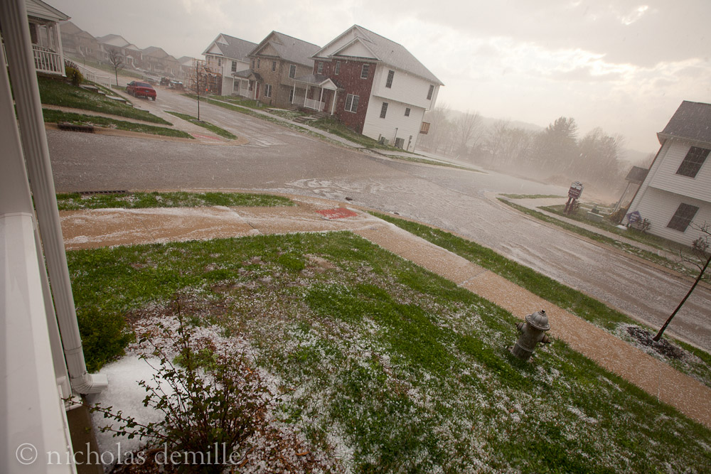 50mm Hail, Sunshine and Rainbows in Bloomington, Indiana