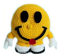 PATRON GRATIS SMILEY AMIGURUMI 1381