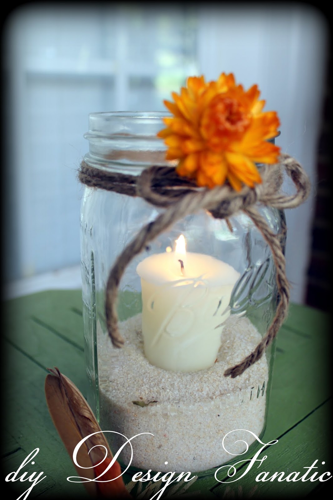 diy Design Fanatic Super Simple (No Cost) Mason Jar Candles For Fall