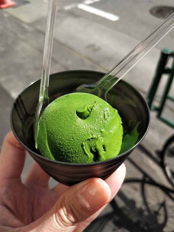 Suzukien Level 7 Matcha icecream Asakusa, Tokyo Deliciouslogy
