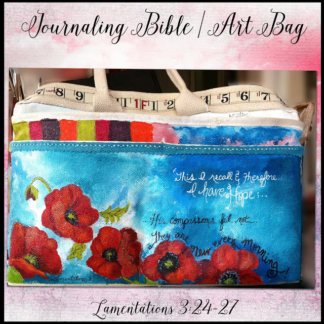 . Steps in the Journaling Bible Journey My Mixed Media Art Bag!