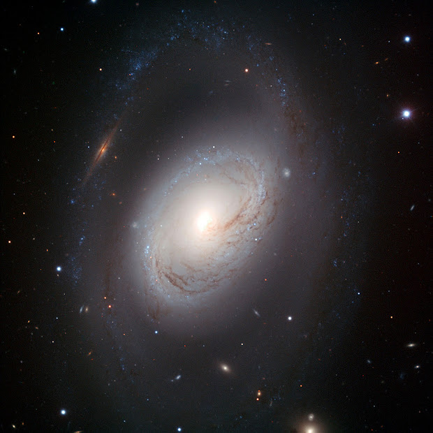 Portrait of M96, an imperfect but beautiful Spiral Galaxy!