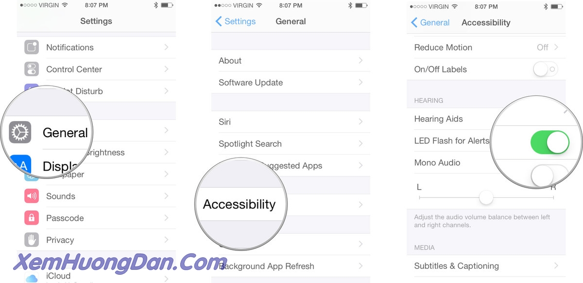 Cách bật đèn led nhấp nháy khi có cuộc gọi Cach bat den led nhap nhay khi co cuoc goi