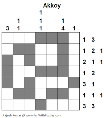 Akkoy (Logical Puzzles Series #7) Solution