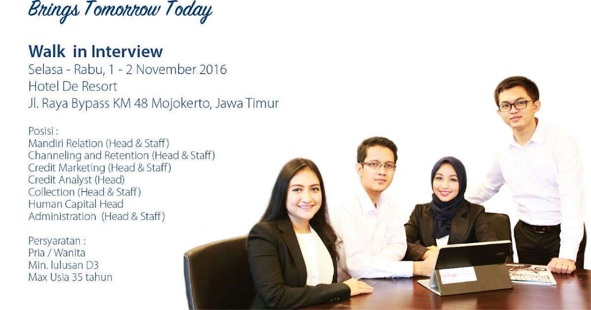 Lowongan Kerja Di Mandiri Utama Finance Mojokerto Portal Info Lowongan Kerja Surabaya Jawa Timur 2020