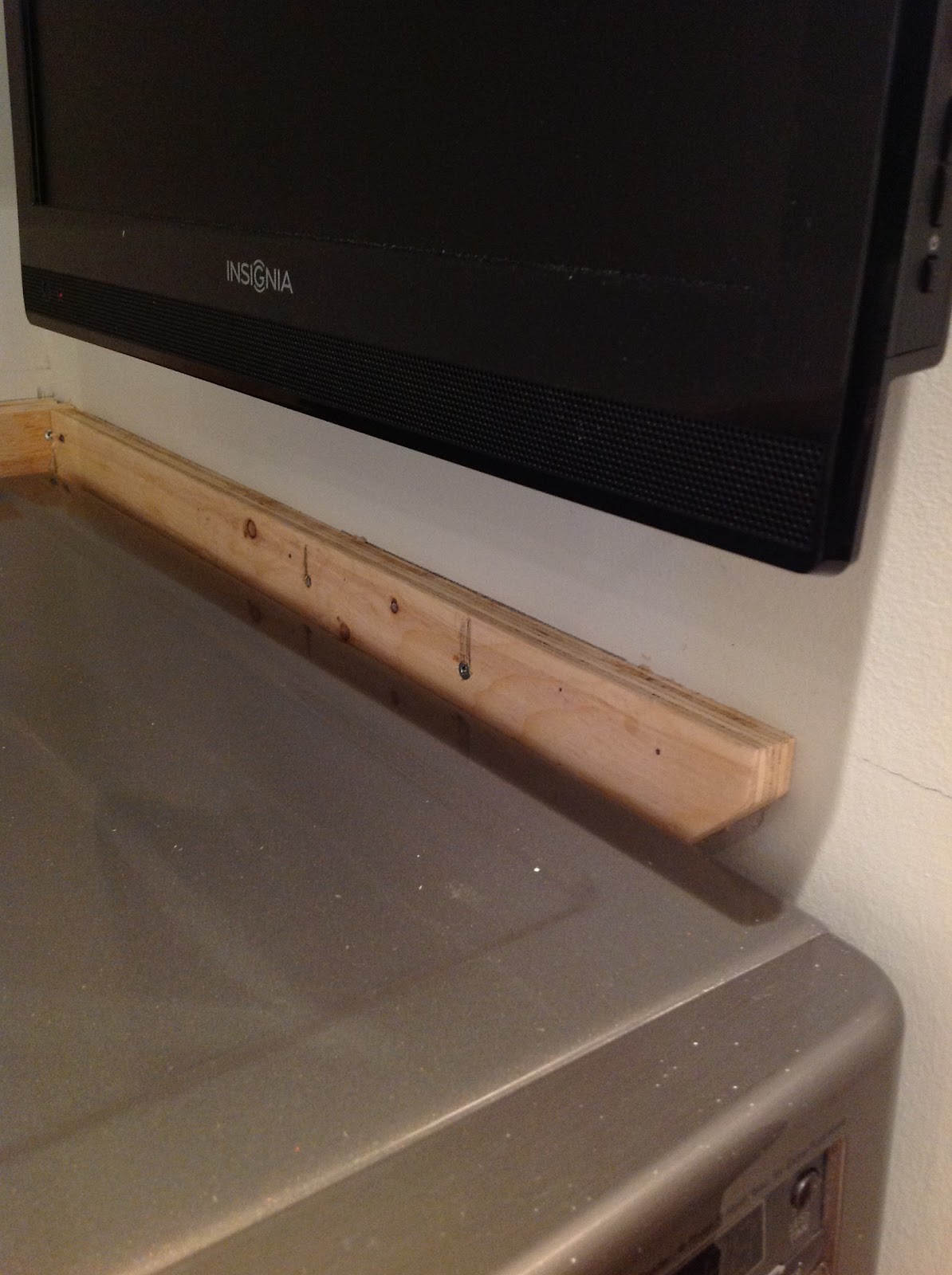 How To Support A Laundry Room Countertop Over A Washer And Dryer