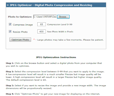 compress and resize jpeg pictures without losing picture quality