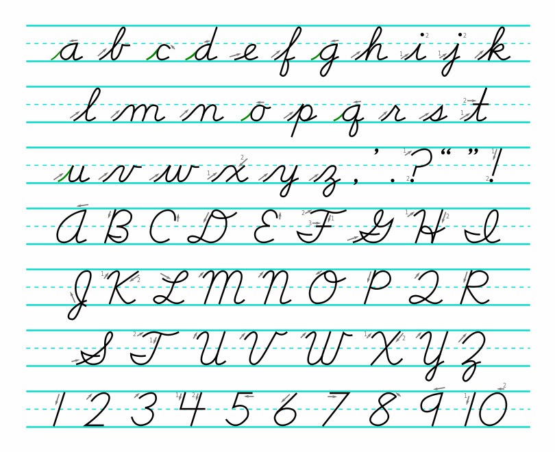 Free learning cursive handwriting font generator - vsaposts