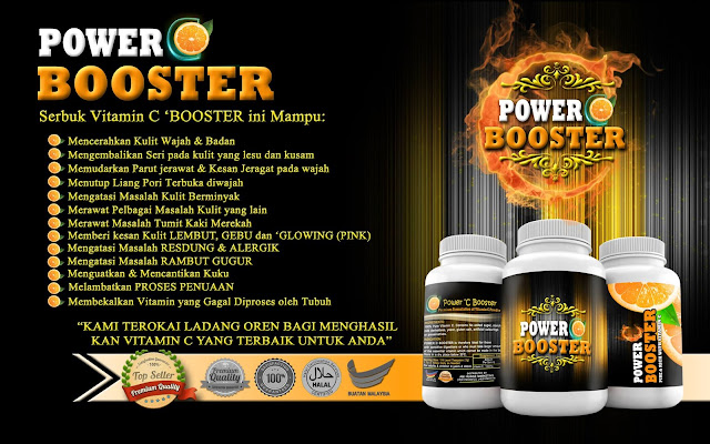 Power C Booster Supplement Kecantikan Mampu Milik