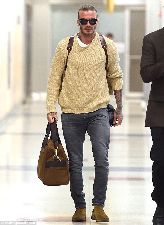 Wear It Like Beckham: David Beckham heads to NYC