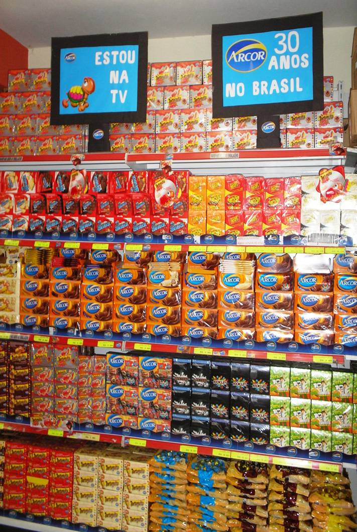 Merchandising Arcor do Brasil PDV Ativo