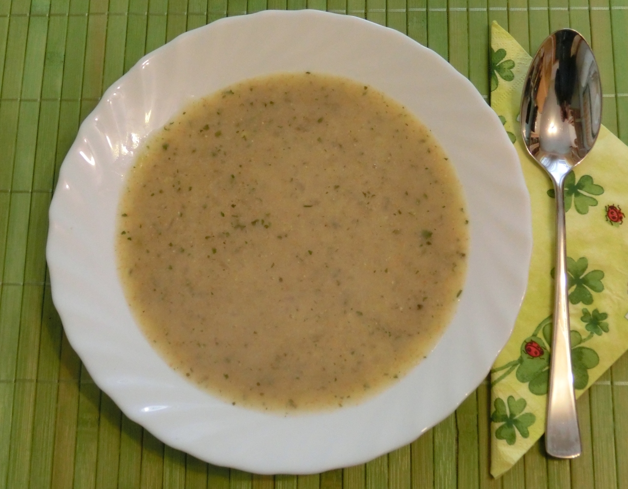 Bhakti Yoginis Blog: Cremige Grünkernsuppe