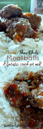sweet thai chili meatballs (sweetandsavoryfood.com)