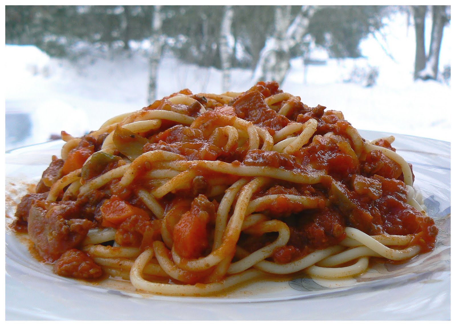 Le palais gourmand Sauce spaghetti au pepperoni