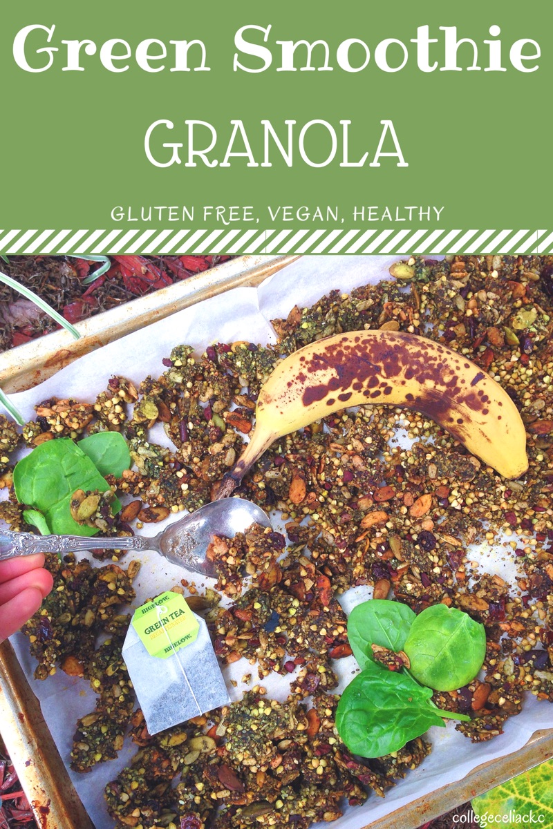 Green Smoothie Granola (Gluten Free, Vegan)
