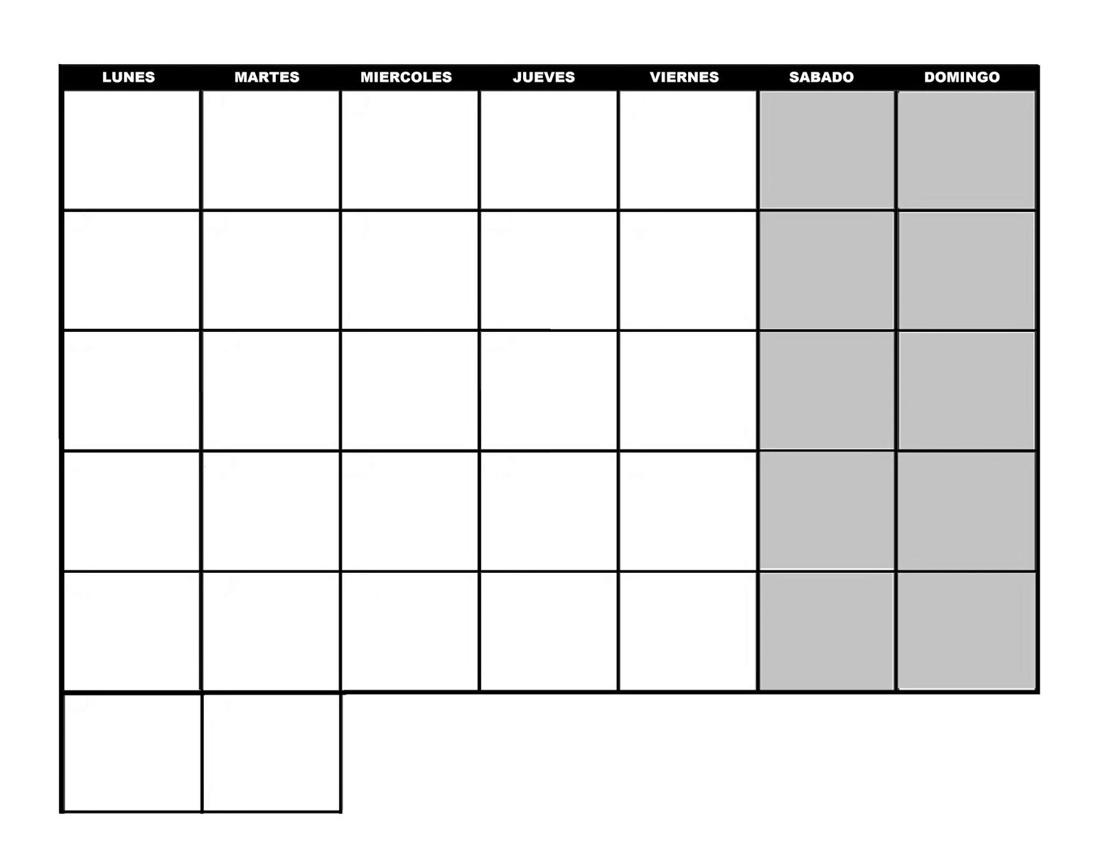 Descubre los mejores modelos de grillas calendario para imprimir Descubre los mejores modelos de grillas calendario para imprimir