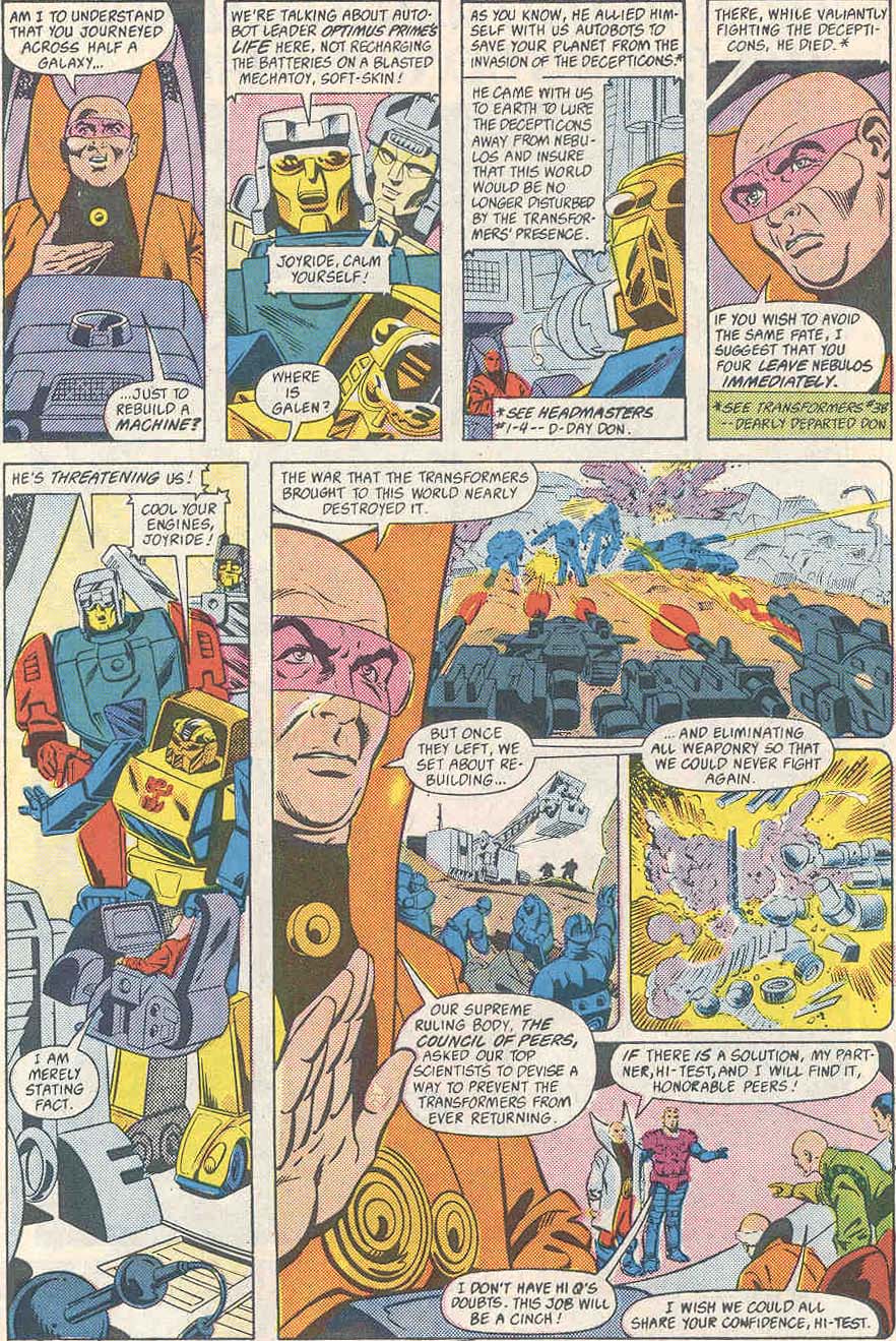 Read online The Transformers (1984) comic -  Issue #42 - 7