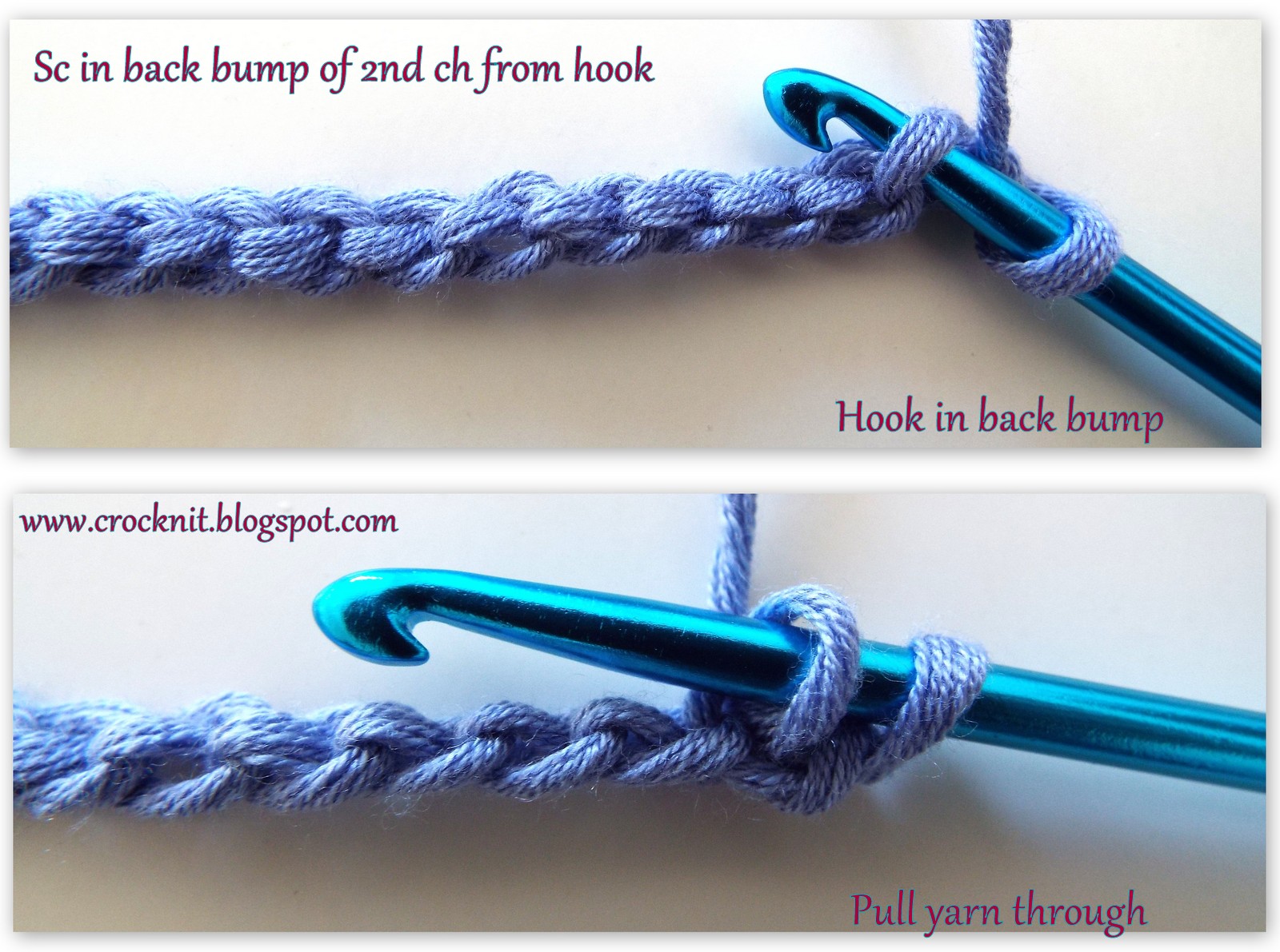 MICROCKNIT CREATIONS: How to Crochet in Back Bump Tutorial