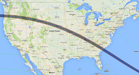 Total Eclipse Path USA