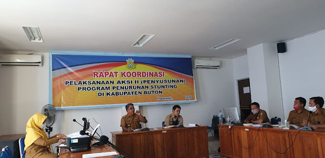 Ahmad Mulia Gelar Rakor Penyusunan Program Penurunan Stunting di Buton Ahmad Mulia Gelar Rakor Penyusunan Program Penurunan Stunting di Buton