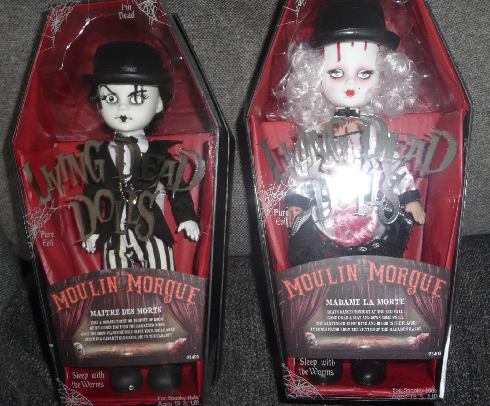 27cm *MAITRE DES MORTS* Living Dead Dolls Series 33 Moulin Morgue 
