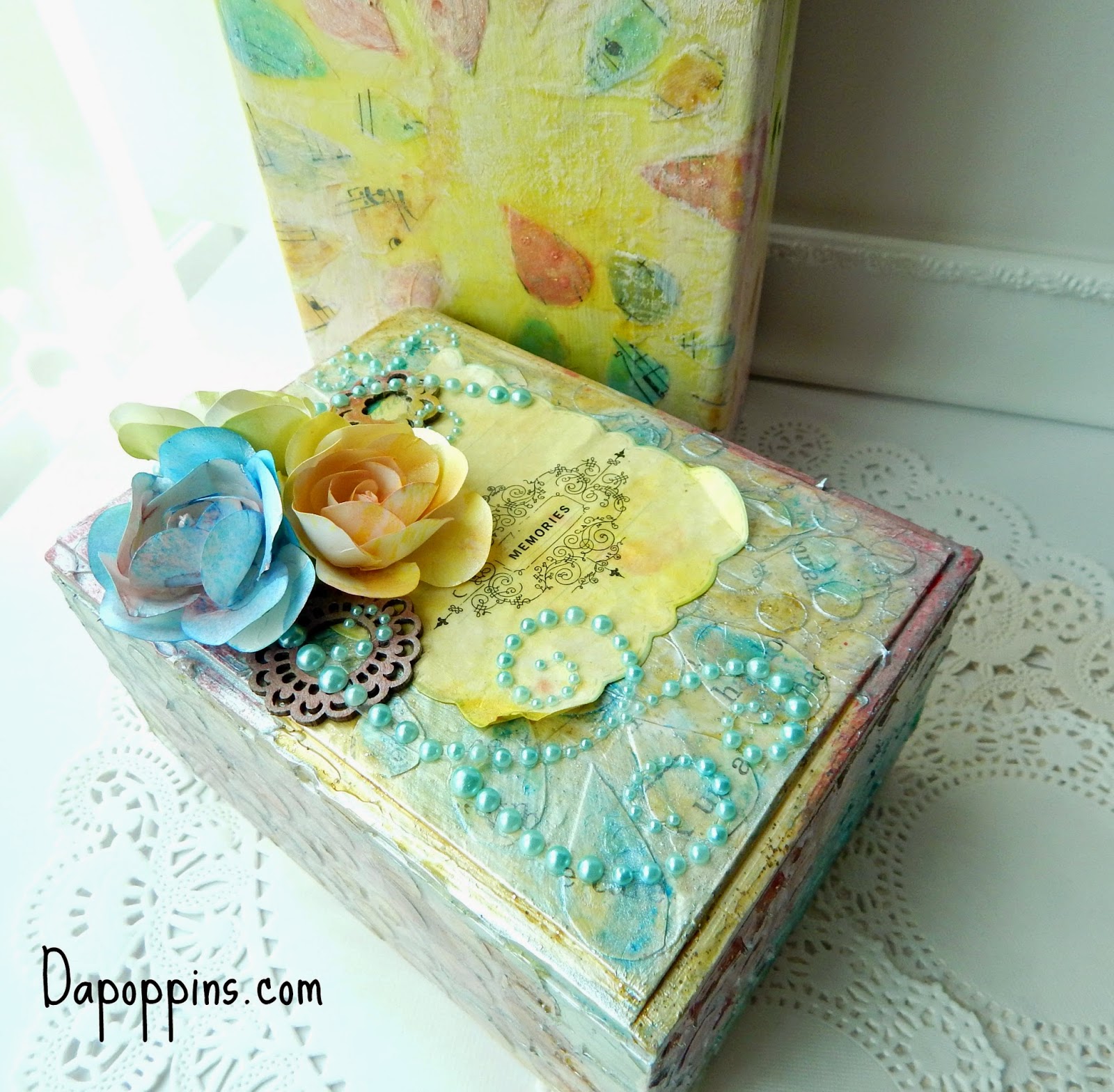 Memory Box, Baby, Pastel Colors, Tattered Angels, Dapoppins