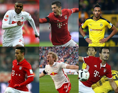 11 Pemain Terbaik Liga Jerman 2016-2017