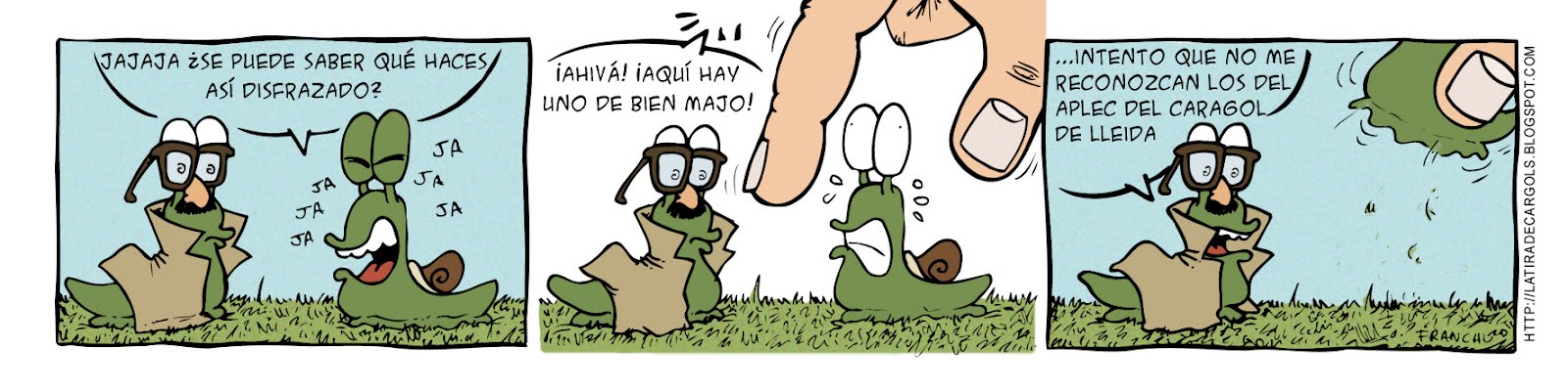 Tira comica 126 del webcomic Cargols del dibujante Franchu