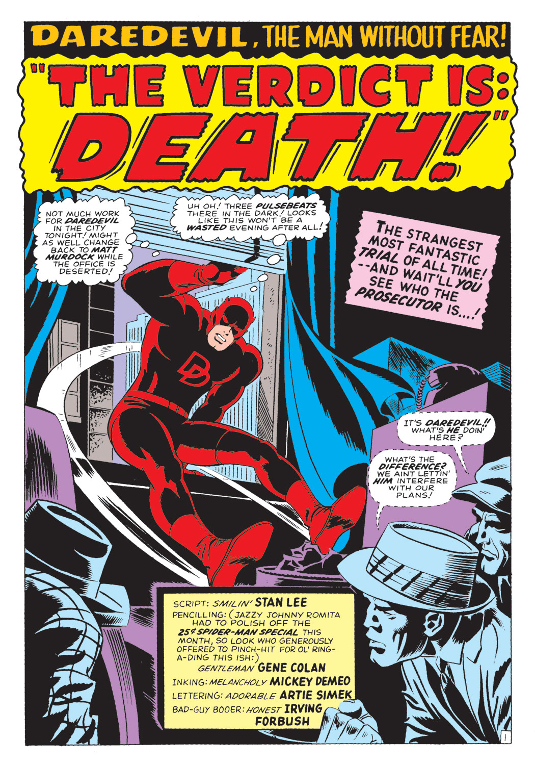 Read online Daredevil (1964) comic -  Issue #20 - 2