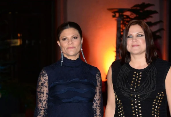 Crown Princess Victoria of Sweden attended the presentation ceremony of "Global Change Award" at the Stockholm City Hall, Sweden. 