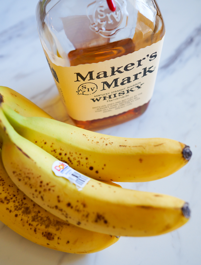 Bourbon Banana Bread Bake at 350°