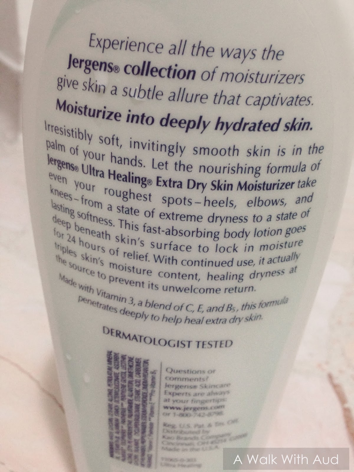 A Walk With Aud Best Body Lotion I Have Tried